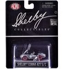 Shelby Cobra 427 S/C Raw Metal with White Stripes and Red Tires "Shelby Collectibles" Series 1/64 Diecast Model Car by ACME - 3 of 3