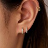 Inerney Gold Huggie Hoop Earrings Set for Women, Dainty Small Sterling Silver Earring Stacks Hypoallergenic Jewelry for Multiple Piercings - 4 of 4