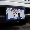 Hampton Pirates Corner Stripes License Plate Tag Frame - 2 of 4