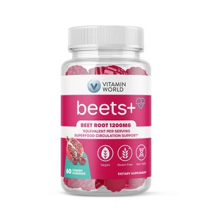 Vitamin World - Beets+Gummies - Sueprfood Support Gummies  60ct - 1 of 1