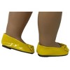 Doll Clothes Superstore Yellow Bow shoes For All 18 Inch Girl Dolls - 4 of 4