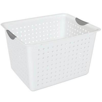 Sterilite Plastic Storage Organizer Basket with Handles & Reviews