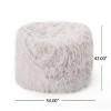 CAVINAS Faux Fur Bean Bag Chair,Lazy Sofa Chair with High Density Foam,Lounge Chair for Living Room - 3 of 4