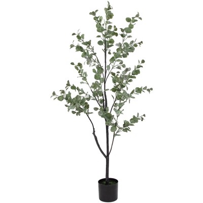 Northlight Real Touch™ Artificial Eucalyptus Tree In Black Pot 53
