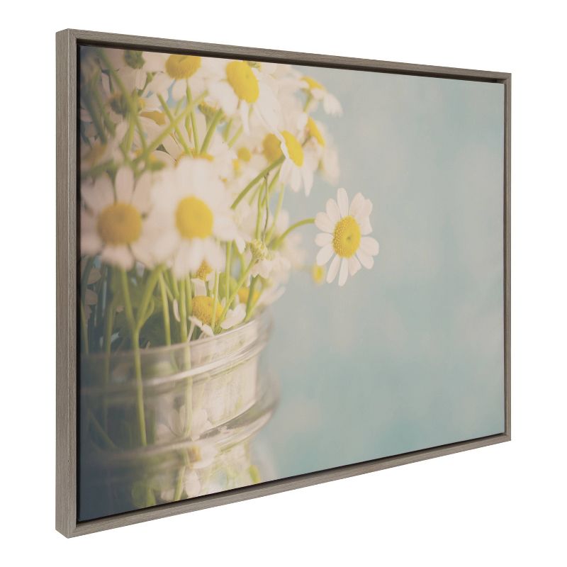 28&#34; x 38&#34; Sylvie Unaffected Air Framed Canvas by Laura Evans Gray - Kate & Laurel All Things Decor: UV-Resistant, Easy-Hang, Modern Botanical Art, 3 of 8
