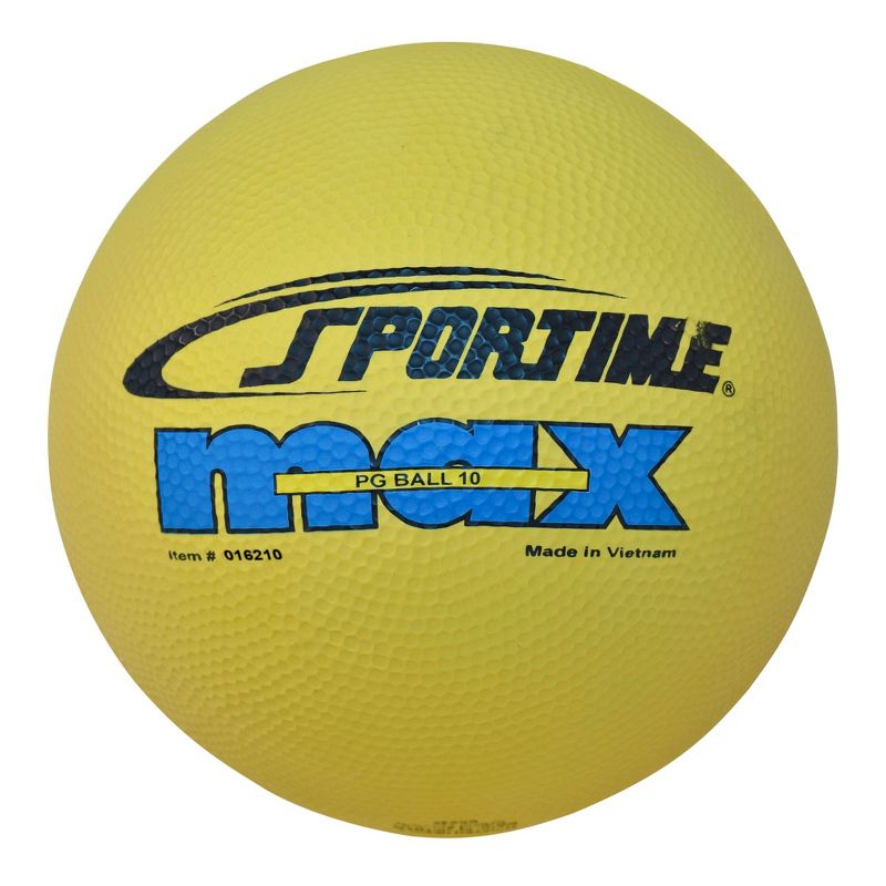 Sportime Max FlexMatrix Playground Ball, 10 Inches, Yellow, 1 of 2