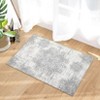 Area Rug Vintage Medallion Machine Washable Rugs Non Slip Non Shedding Distressed Printed Low Pile Foldable Carpet for Bedroom Living Room Playroom - 3 of 4