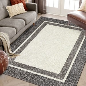 Washable Rugs for Living Room Modern Bedroom Rug - 1 of 4