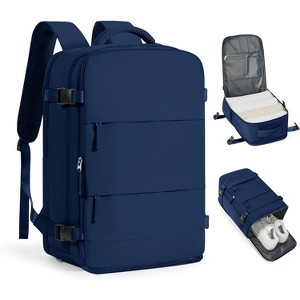 Summit Adventure Airline Approved Travel Backpack for Women & Men   Waterproof Carry-On, Sports & Hiking Daypack (Black) A-sapphire Blue  X-Small : Target