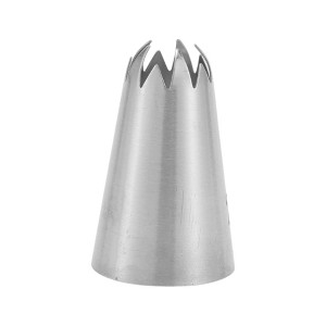 Unique Bargains Piping Tip 304 Stainless Steel Silver Tone 0.51"x0.98"x1.46" 1 Pcs - 1 of 3