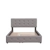 YOOCOZZ Queen Size Upholstered Platform Bed with 2 Storage Drawers and Twin XL Trundle - 2 of 4