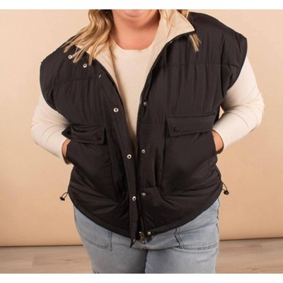 Women's Briar Reversible Puffer Vest - BLAKELEY