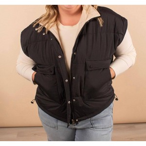Women's Briar Reversible Puffer Vest - BLAKELEY - 1 of 4