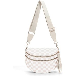 FATMOON Women's Nylon Fanny Pack - A Chic and Versatile Crossbody Bum Bag in Khaki for Street Style Enthusiasts - 1 of 4