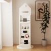 Luck Live Rotating bookshelf, 5-tier 360° MDF bookshelf, suitable for living room, bedroom, study - 4 of 4