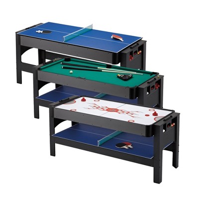 Hathaway Triple Threat 6 ft. 3-in-1 Multi Game Table