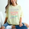 Simply Sage Market Women's Pretty Chill Flamingo Short Sleeve Garment Dyed Tee - 2 of 2