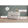 Fabric Dresser for Bedroom, Wide 5-Drawer Chest of Drawers with Storage Organizer Unit - 3 of 4