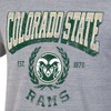 NCAA Colorado State Rams Men's Gray Triblend T-Shirt - 3 of 3