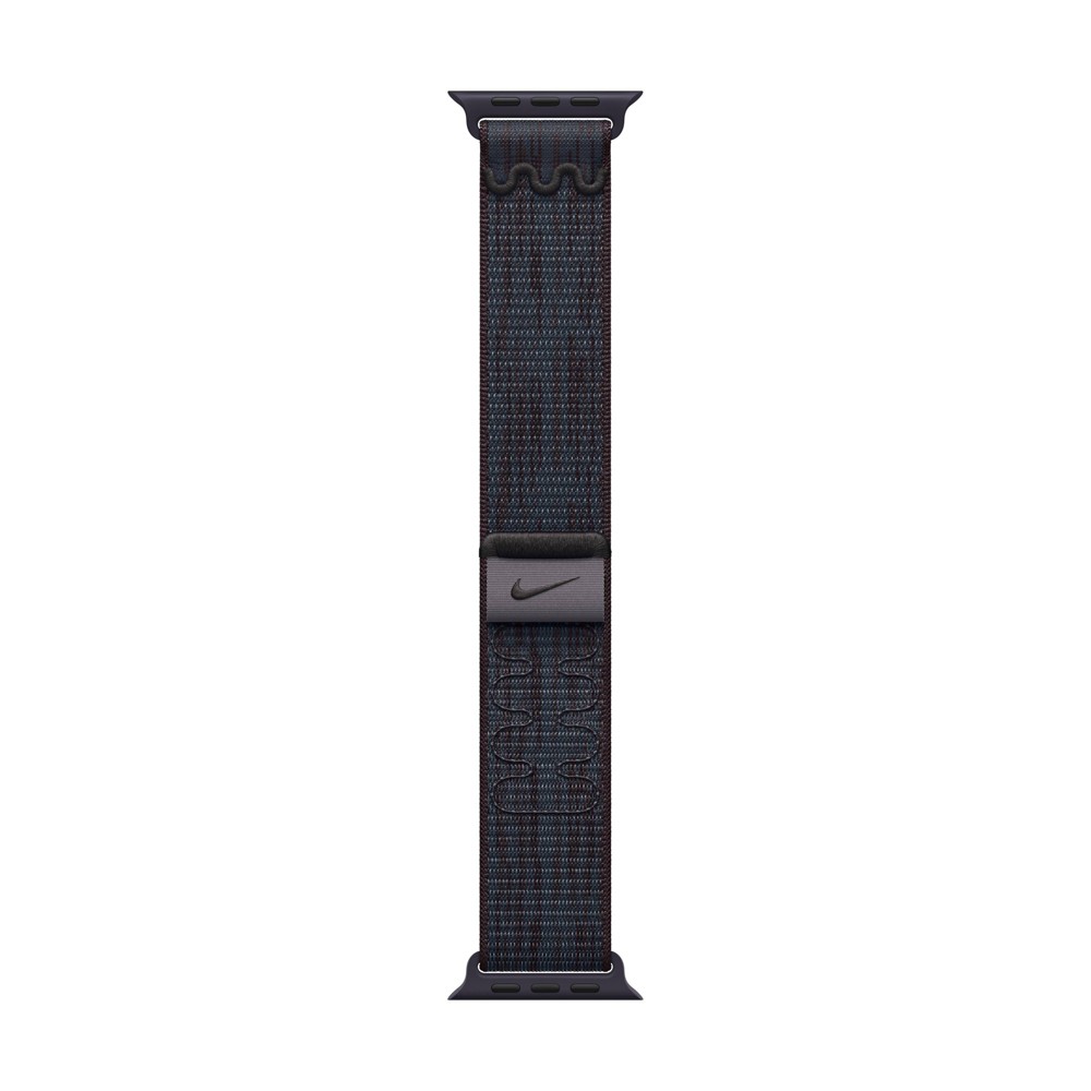 Photos - Smartwatches Apple 46mm Black/Blue Nike Sport Loop 
