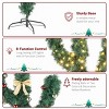 5ft PVC Material 400 Branches Cactus Shape With Decorative Accessories 110 Lights Warm Colors 8 Modes Christmas Tree Green - 4 of 4
