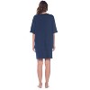 Casual Nights Women's Short Sleeve Printed Scoop Neck Sleep Tee - 3 of 4