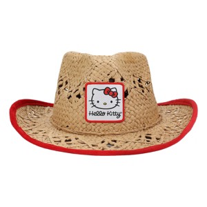 Hello Kitty Character Patch Cowboy Hat - 1 of 4