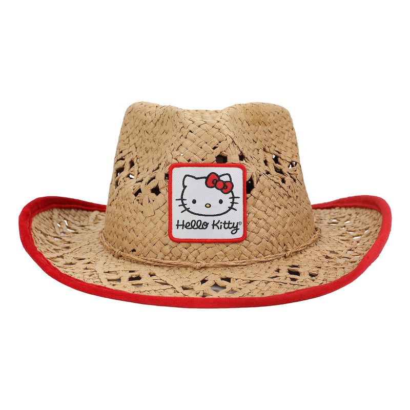 Hello Kitty Character Patch Cowboy Hat, 1 of 5
