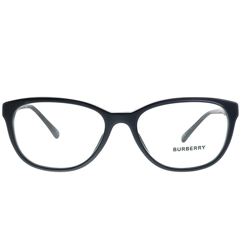 Burberry BE 2172 3001 Unisex Round Eyeglasses Black 52mm, 2 of 4