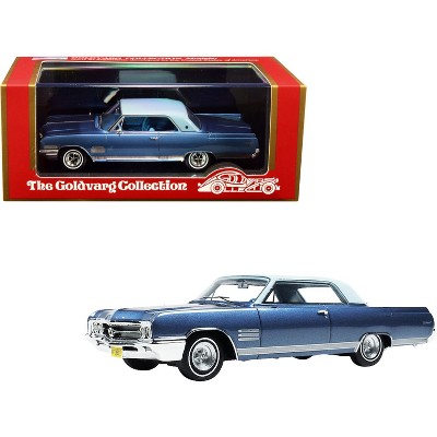 1964 Buick Wildcat Diplomat Blue Metallic with Light Blue Top Limited Edition to 220 pcs 1/43 Model Car by Goldvarg Collection