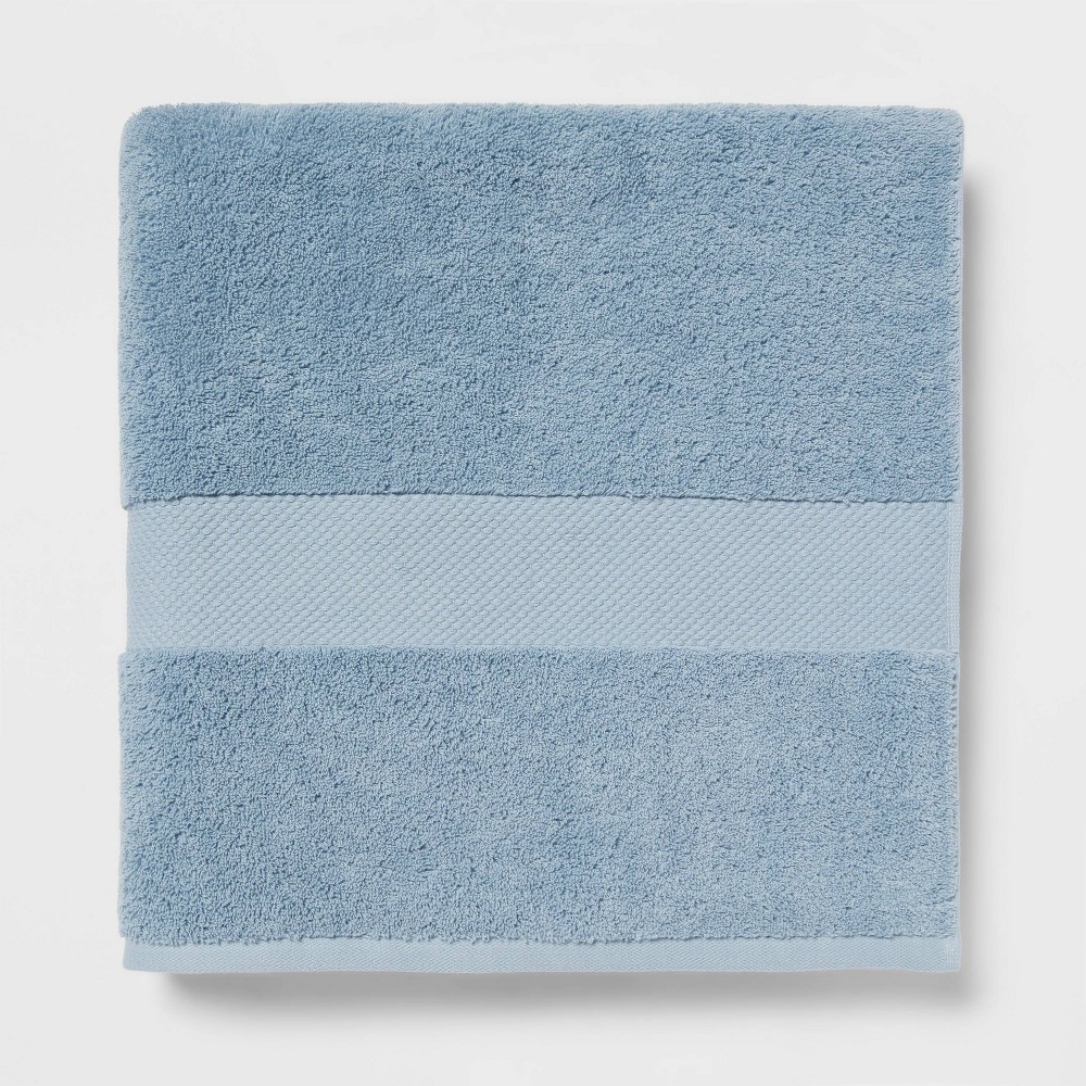 Photos - Towel Performance Plus Oversized Bath  Light Blue - Threshold™