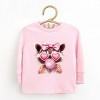 Valentine Raccoon With Bubblegum - Toddler Long Sleeve Graphic Tee - 3 of 4