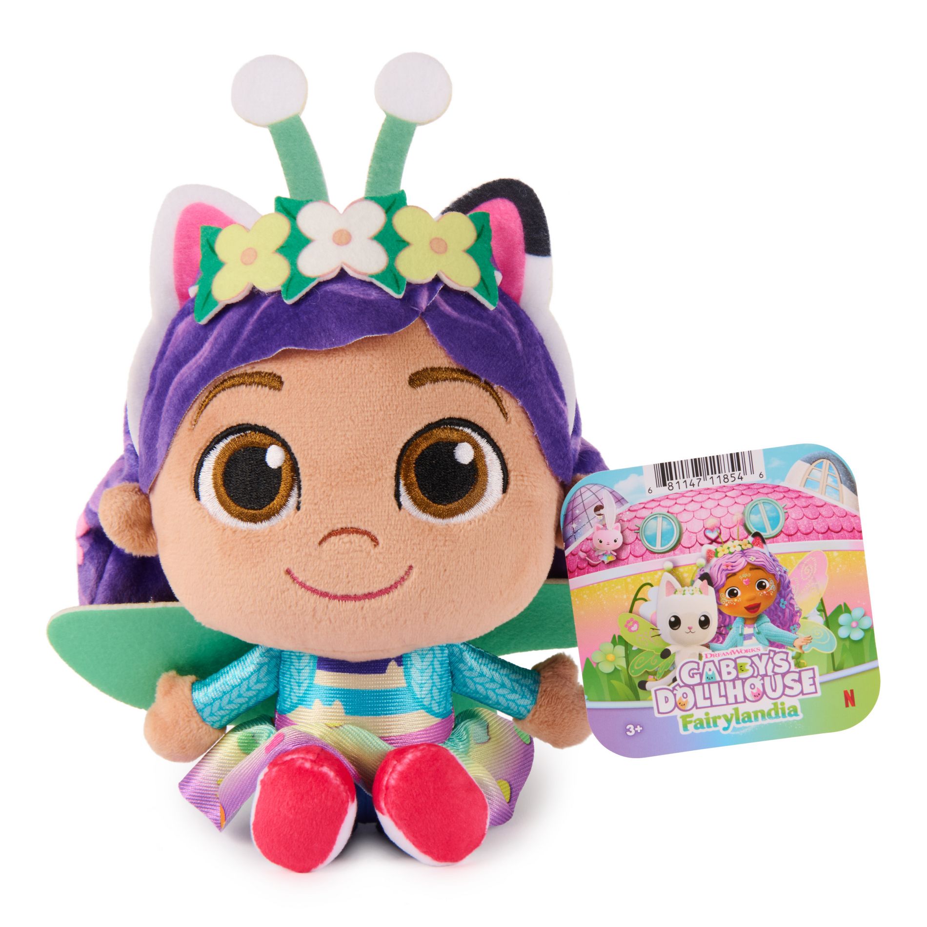 Gabby’s Dollhouse: Fairylandia Gabby 8" Plush