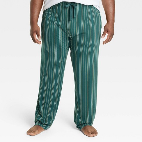 Men's Big & Tall Plaid Microfleece Pajama Pants - Goodfellow & Co