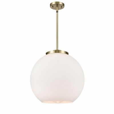 Athens - 1 Light Pendant In Industrial Style-16.38 Inches Tall and 15.75 Inches Wide