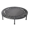 NAYSAYE Trampoline with Safety Enclosure for Backyard Fitness and Fun for Outdoor Activities, Black, 39.37"*39.37"*8.26" - 2 of 4