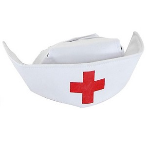 HalloweenCostumes.com  Women Women's Nurse Cap, White - 1 of 1