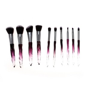 Unique Bargains Convenient Makeup Brush Set 10 Pcs - 1 of 4
