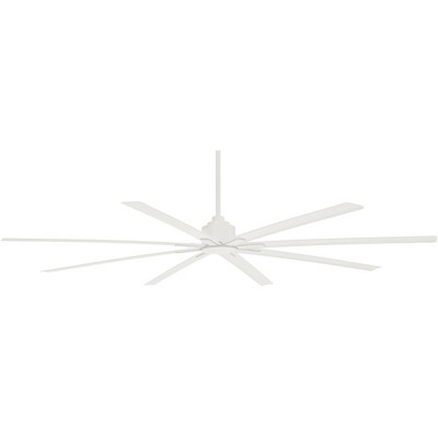 84" Minka Aire Modern Outdoor Ceiling Fan with Remote Control Flat White Wet Rated for Patio Exterior House Home Porch Gazebo Barn