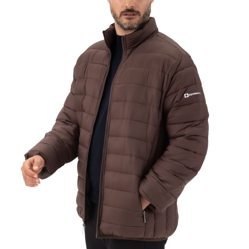 Alpine Swiss Niko Mens Down Alternative Jacket Puffer Coat Packable Warm Insulation & Lightweight, 4 of 7