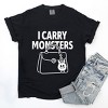 Simply Sage Market I Carry Monsters Purse Garment Dyed Tee - 3 of 4