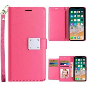 Entronix Case Compatible with iPhone 16E - Foldable Leather Wallet, Card Holder & Lanyard - 1 of 4