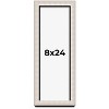 PosterPalooza | Panoramic Minimalist Shadow Box Silver Picture Frame - UV Acrylic, Backing, Hanging Hardware - 2 of 4