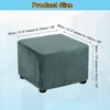 Unique Bargains Stretch Band Furniture Protecting Square Stool Covers - 2 of 4