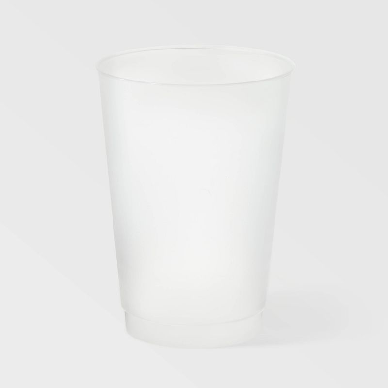 10ct 12.3 fl oz Clear Reusable Cups - Spritz&#8482;, 4 of 5