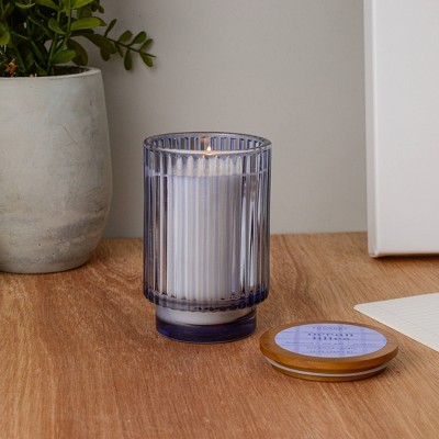 Foundry Candle Co. Tinted Glass Jar Candle with Lid Ocean Lillies 12oz