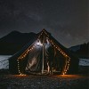 WHITE DUCK Regatta Canvas Bell Tent Collection with Stove Jack & Mesh Windows – 4-Season Glamping Tent, Water Repellent - 2 of 4