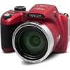 Minolta Pro Shot MN53Z 16 MP HD Digital Camera with 53x Zoom, 1080p HD Video Bundle (Red) - 2 of 4