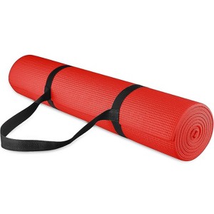 BalanceFrom All Purpose High Density Non-Slip Exercise 1/4" Yoga Mat with Carrying Strap - 1 of 4