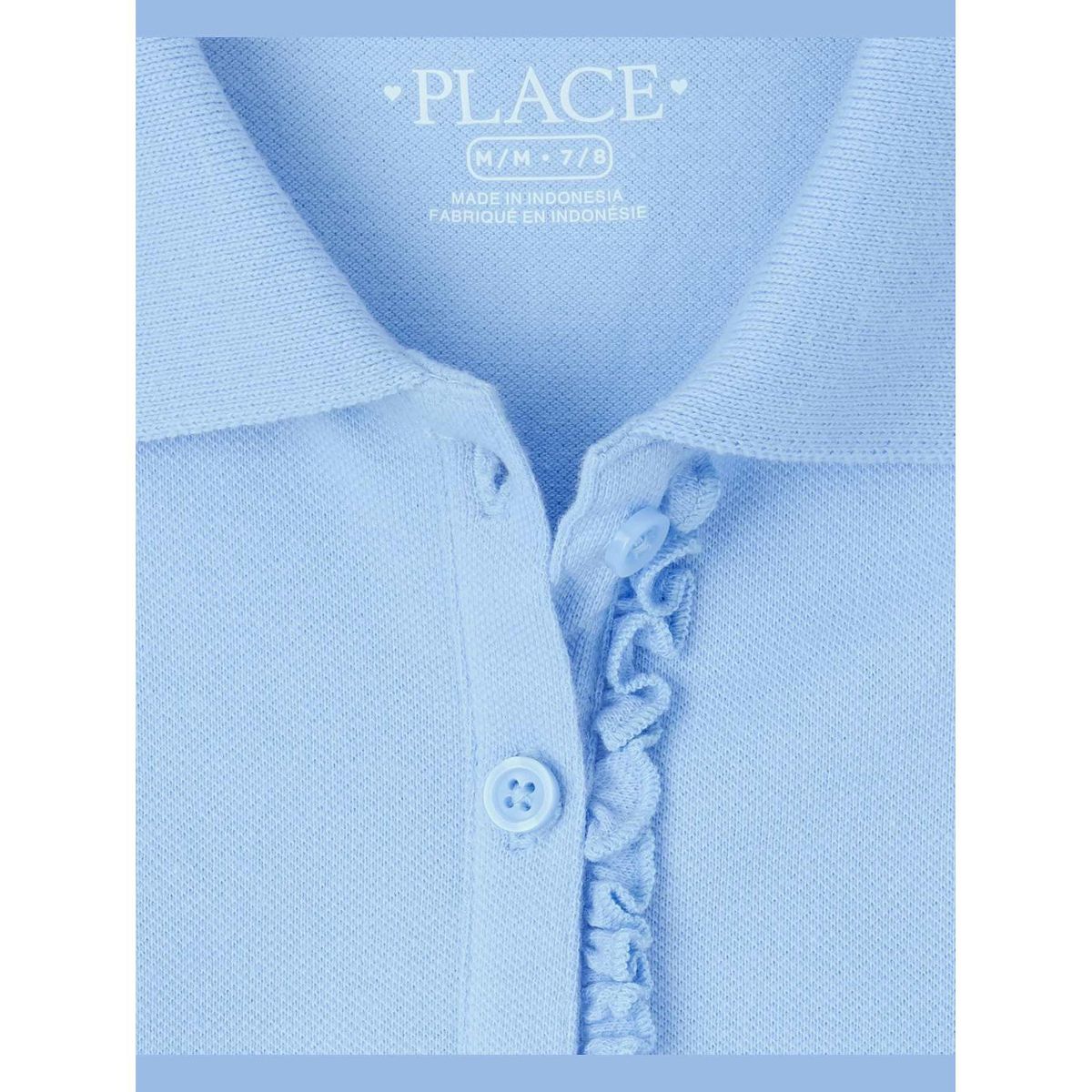 The Children's Place Girls Uniform Short Sleeve Ruffle Pique Polo 5-Pack - thumbnail 7